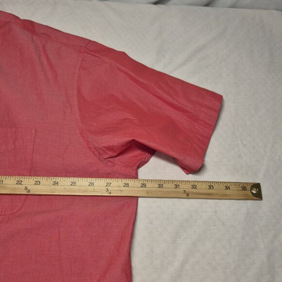 Roundtree & Yorke Men's Heritage Intense Red Collect Shirt Size XXl Cotton  (57) - Picture 4 of 10